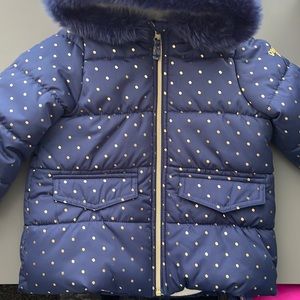 Toddler girl puffer jacket. Nice, thick and warm. Worn only few times